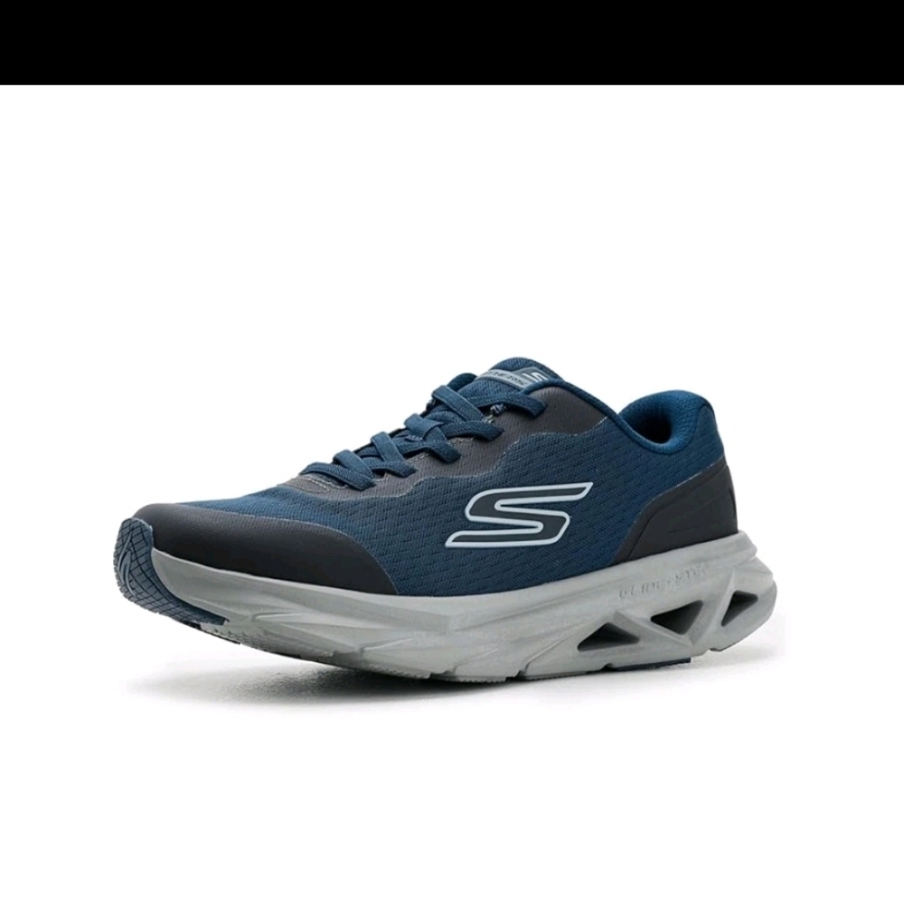 Skechers Men's Glide Step Vortex Avalin Sneaker, Navy - Picture 3 of 9